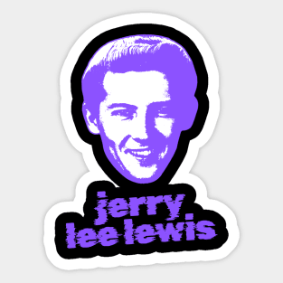 Jerry lee lewis ||| 60s sliced Sticker